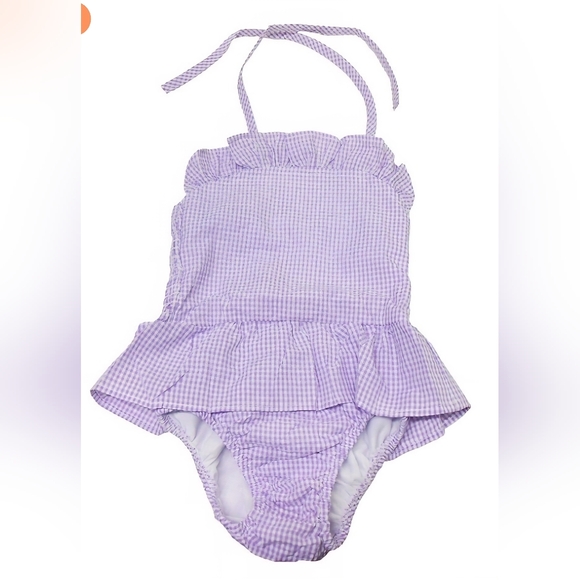 NEW AQUA Gingham Kids Swimsuit - Picture 1 of 2